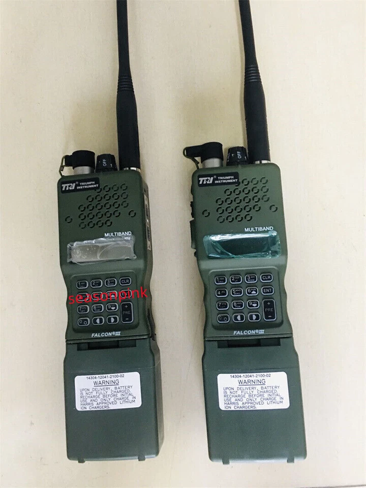 TRI AN/PRC-152 Aluminum Shell 15W Handheld Radio VHF/UHF Walkie Talkie Metal  - Image 2 of 4