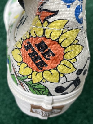 Vans Sk8-Hi Tapered Eco Theory Be The Difference Sunflower Mens Size 11 New Vans Sk8-Hi Tapered Mid Eco Theory/Positivity Sunflower  main image 2