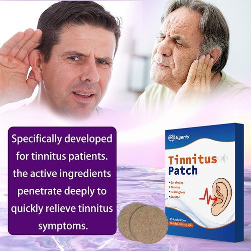 10pcs Herbal Tinnitus Relief Patches Relief Ear Plaster for Ringing Ears Noise - Picture 14 of 15