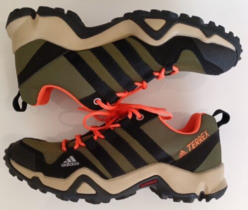 Adidas Terrex AX2R K grün schwarz orange Wandern Laufen Outdoor UK Größe 3,5 - Bild 3 von 17