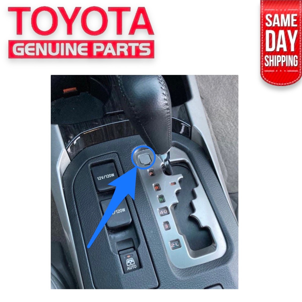 2003 - 2009 TOYOTA 4RUNNER SHIFT LOCK RELEASE BUTTON CAP COVER