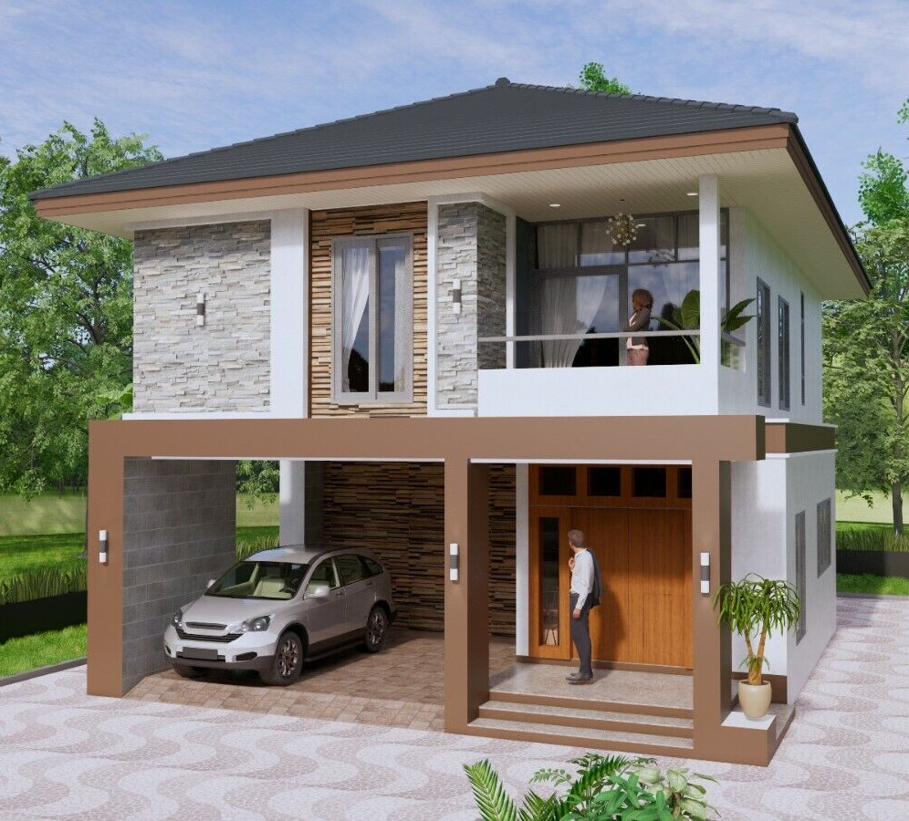 2 Storey Bungalow House Design