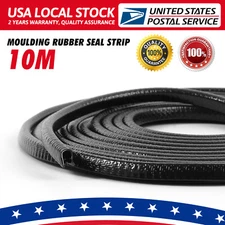10M Pinch Weld Rubber Sealing u-shaped Trim Strip Auto Door Edge Isolation Noise