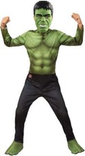 Marvel Hulk Child Costume Avengers Endgame Jumpsuit w/ Mask - Rubie's 700661