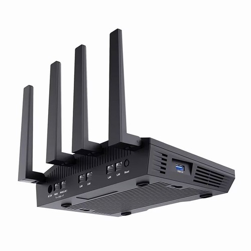 GL.iNet Flint 2 GL-MT6000 Wifi 6 Router VPN Router w/2.5G Ports+6 Ethernet Ports - Afbeelding 2 van 6