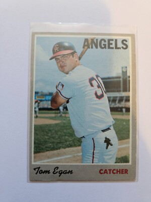 1970 TOPPS TOM EGAN #4A VG/EX