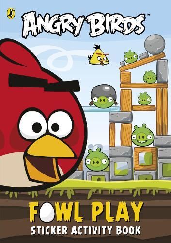 Angry Birds: Fowl Play Sticker Activi aa vv Paperback New