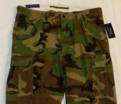 NWT-Polo Ralph Lauren Men's Utility Surplus Cargo Classic fit Camo