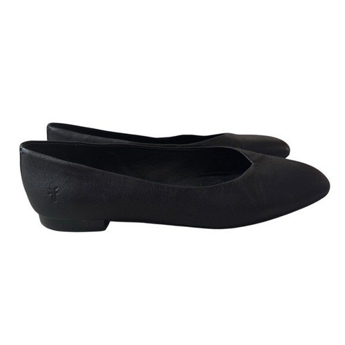Frye Dana Square-Toe Ballet Flats, Size 8.5