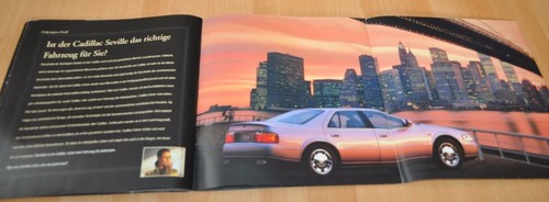 1998 Cadillac Seville STS SLS German Edition Sales Prestige Prospekt Prospekt - Bild 7 von 7