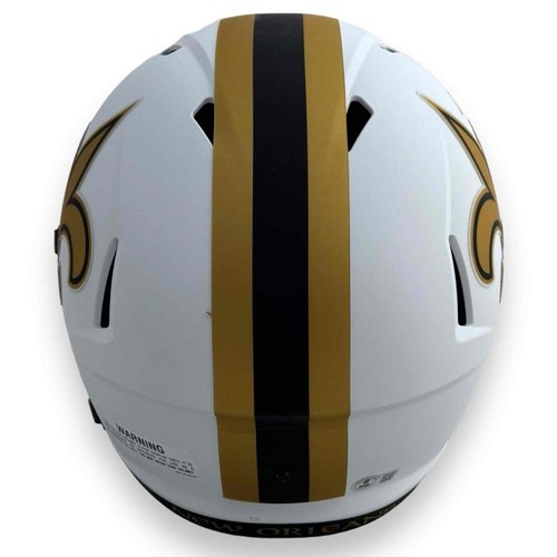 Chris Olave handsignierter signierter Saints Lunar Speed Rep Helm - Beckett - Bild 3 von 3