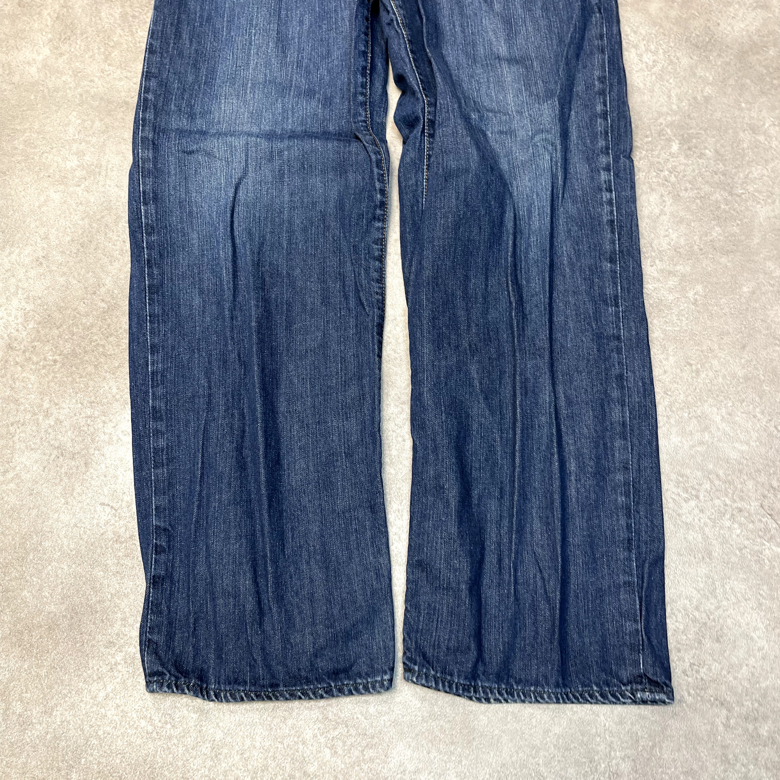 Ralph Lauren Denim Jeans Mens 34" Classic Straight Fit Trousers, Blue image 8