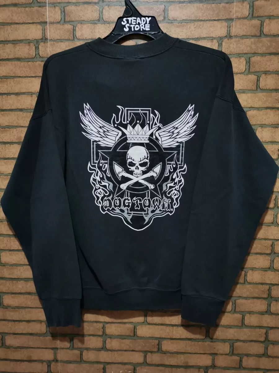 VINTAGE DOGTOWN SKATE SKATEBOARD SWEATSHIRT L NOT ZORLAC POWELL PERALTA THRASHER
