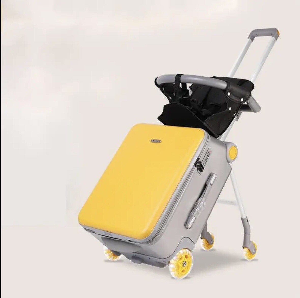 Suitcase With Baby Seat-image