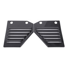 2x Coperchio bocchetta aria cofano carbonio ottico adatto per Hummer H2 2003-09