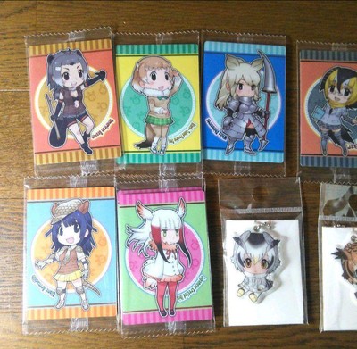 Kemono Friends Wafer Card Acrylic Keychain Strap Charm Japan Anime