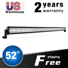 Nilight Led Light Bar 52inch 300w Spot Flood Combo Offroad Trucks Atv 4wd Pk 54