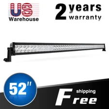 Nilight Led Light Bar 52Inch 300W Spot Flood Combo OffRoad Trucks ATV 4WD pk 54"