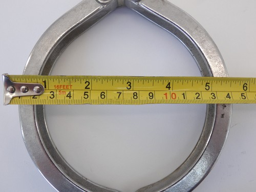 Waterson D376974 Stainless Steel Clamp, 5"OD - NEW Surplus! - Picture 4 of 4