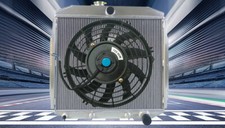 For 1957-1960 Ford Truck Chevy V8 Config 57 58 59 60 Aluminum Radiatorfan