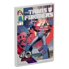 Transformers 40 Years 2024 5 oz $10 Silver Poster Proof Coin  Niue  NZ Mint