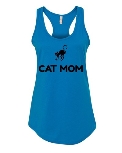 Canotta mamma gatto simpatica maglietta amante dei gatti divertente gatto mamma regalo festa della mamma maglietta - Foto 10 di 11
