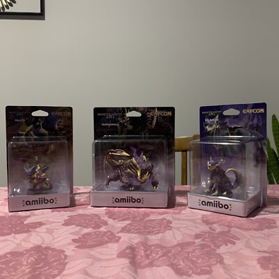 Nintendo Amiibo Monster Hunter Rise - Magnamalo, Palamute & Palico - Set of 3