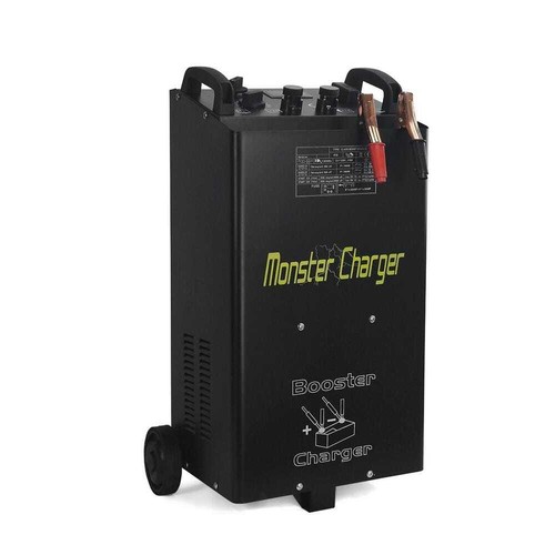 Monster 55 Amp 12Volt/24Volt Automotive Fast Jump Start Wheel Battery Charger eBay