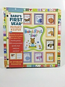 baby keepsake book with pockets