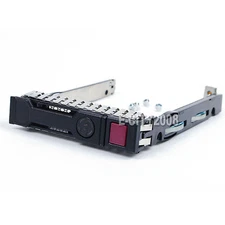 2.5" SFF SATA SAS HDD Tray Caddy for HP ProLiant DL20 Gen10 Rack Server w/Chips