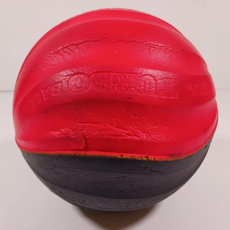 Vintage 1991 Nerf Turbo Ball Parker Brothers Red Black Foam - Image 3 of 4