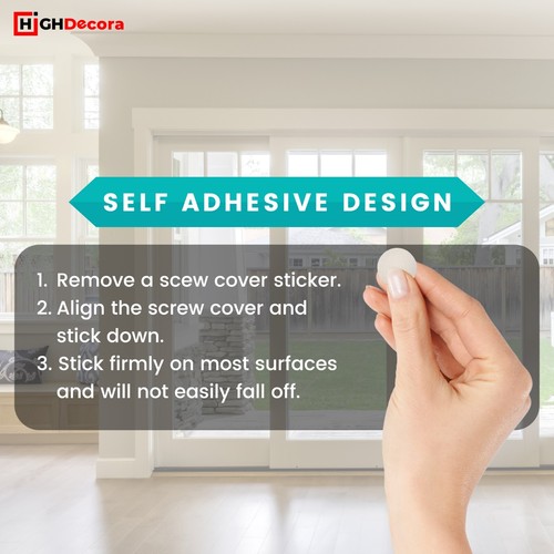Screw Hole Covers Caps Self Adhesive Stickers for Screw Holes for Furniture - Picture 15 of 36