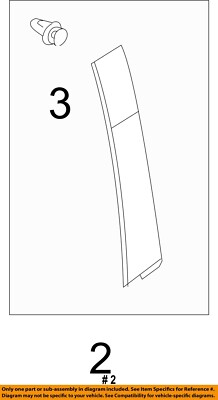 MAZDA OEM 13-16 CX-5 Front Door Exterior Trim-Applique Left