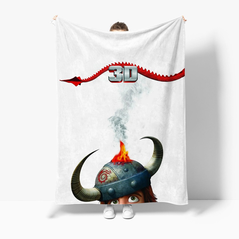 How to Train Your Dragon Blanket Toothless Warm Large Soft Winter