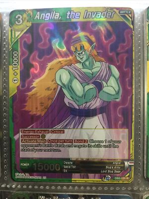Angila, the Invader | Dragon Ball Super DB3-131 Rare Foil Holo Card 