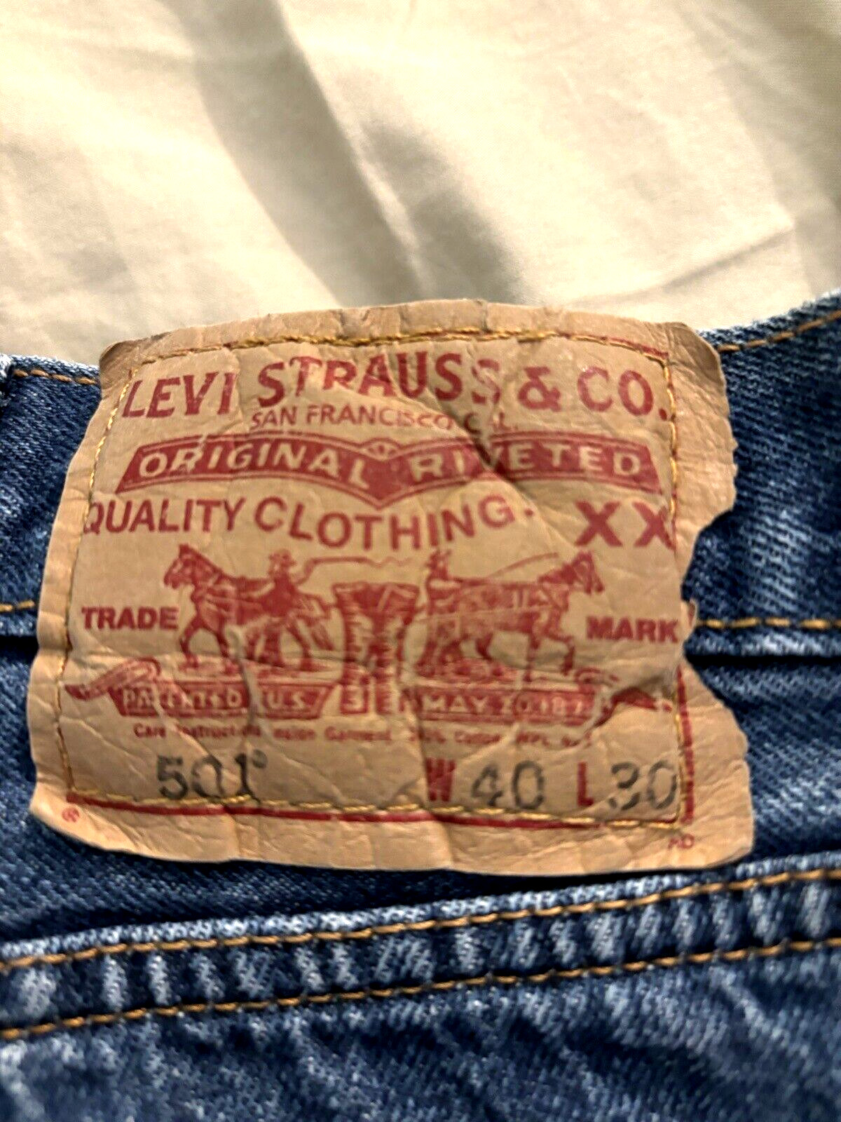 Levi 501 XX 90s 40 x 30 blue - Gem Levi 501 XX 90s 40 x 30 blue - Gem