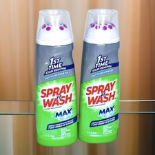 2 Spray n Wash Max Laundry Stain Remover Scrub Top 6.7 Ounce Easy to Apply New