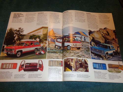 1975 CHEVROLET STATION WAGON SALES BROCHURE / ORIGINAL 20 PAGE DEALER CATALOG - Imagen 7 de 8