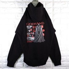 Berserk God Hand Hoodie color Black size XL fashion tops anime manga 100 cotton