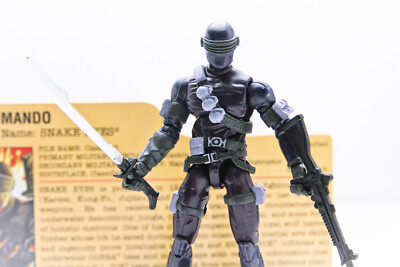 2008 Hasbro G.I. Joe 25th Anniversary SNAKE EYES v37 Figure | 100