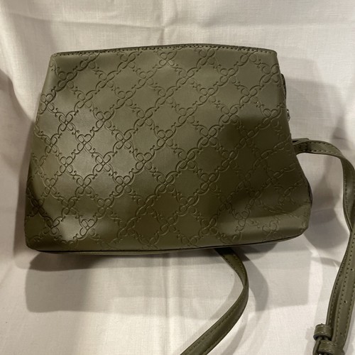 Nine West Women Water Green Double Zip Crossbody Bag-Casual - Picture 4 of 10