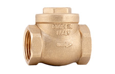 Valvola Di Ritegno A Clapet non ritorno  1/2" 3/4" 1" 1" 1/4 ottone ff italy