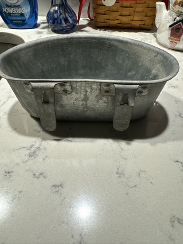 Tazza gabbia zincata numero 1 vintage - Foto 2 di 4