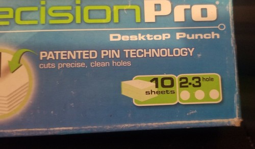 NEUF Swingline 10 feuilles Precision Pro poinçon 2 ou 3 trous SWI74037 - Photo 7/7