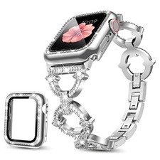 Compatible with Apple Watch Band 38mm 40mm 41mm 40mm Series 6/5/4/SE Silver