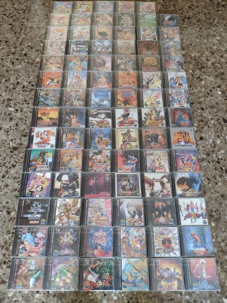 Neo Geo CD Collection 84 Games, 2x Console NEO GEO CD Z and NCD, Japan, CIB