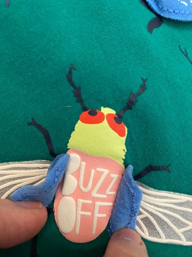 Joules tee Green Lift a Flap, Bugs. Size 4Y - Picture 2 of 5