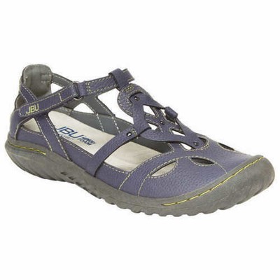 JBU Women/'s Sydney Sandal Memory Foam Footed DENIM BLUE Pick Size PRE