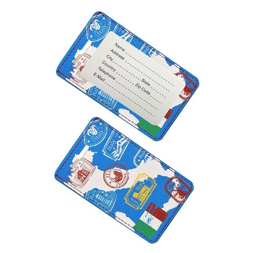 Go Green Power Designer Luggage Tag Map 