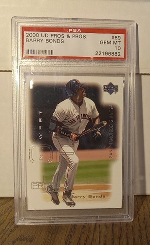 Barry Bonds PSA 10 POP 10 2000 UD Pros & Prospect #69 Gem Mint MT Giants Pirates